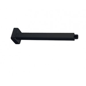 Square Matte Black Vertical Shower Arm